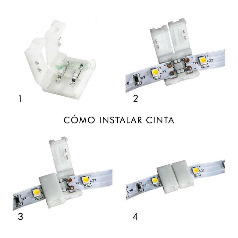 Conector sin Cable para Unión de Cinta LED 3528 12V – Sin Soldadura - Imagen 2
