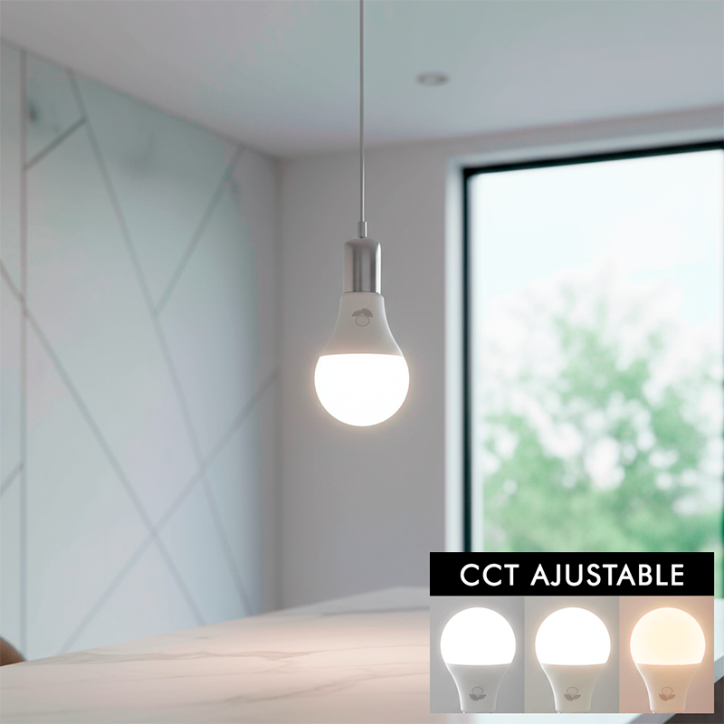 Ampolleta LED A60 E27 – 7W, Multicolor (3000K / 4500K / 6500K) | Cambio por Interruptor - Imagen 2