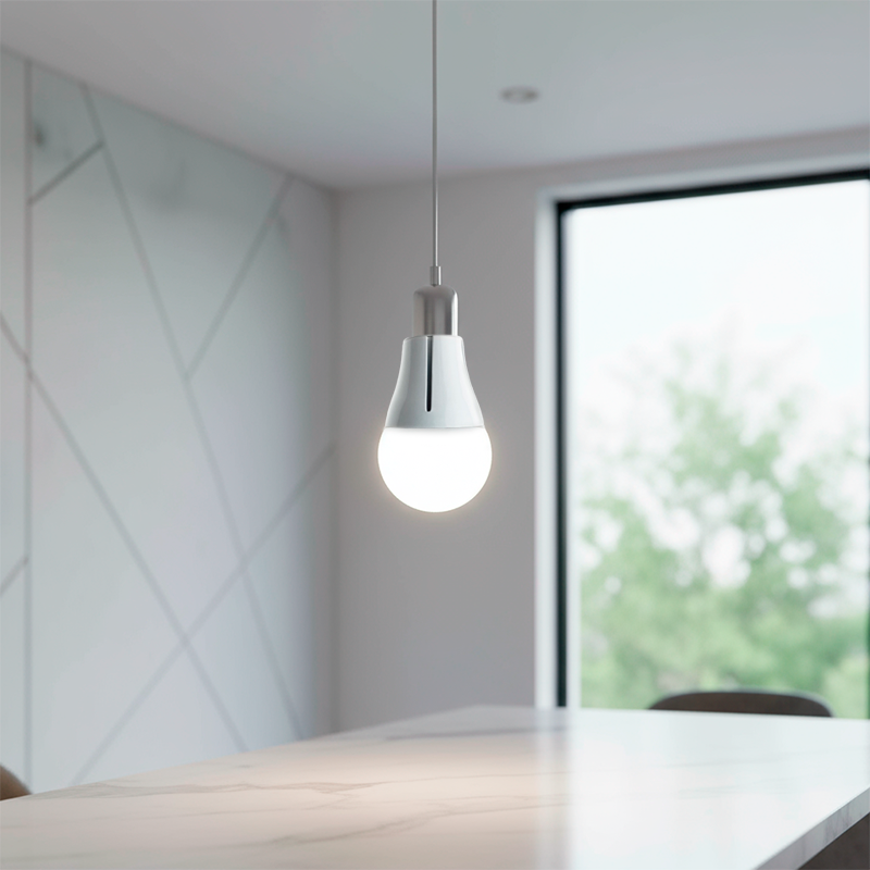 Ampolleta LED 4 Aspas Abatibles E27 – 60W, Luz Fría 6500K - Imagen 2