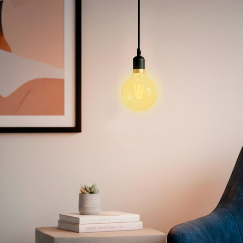 Ampolleta LED Filamento A60 E27 – 4W, Luz Cálida 2700K - Imagen 2