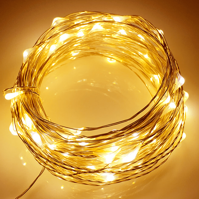 Guirnalda LED Hada 10m – Luz Cálida 3000K | Conexión USB - Imagen 2