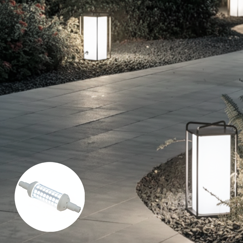 Ampolleta LED R7S – 6W, Luz Fría 6500K | Base Doble Contacto - Imagen 2