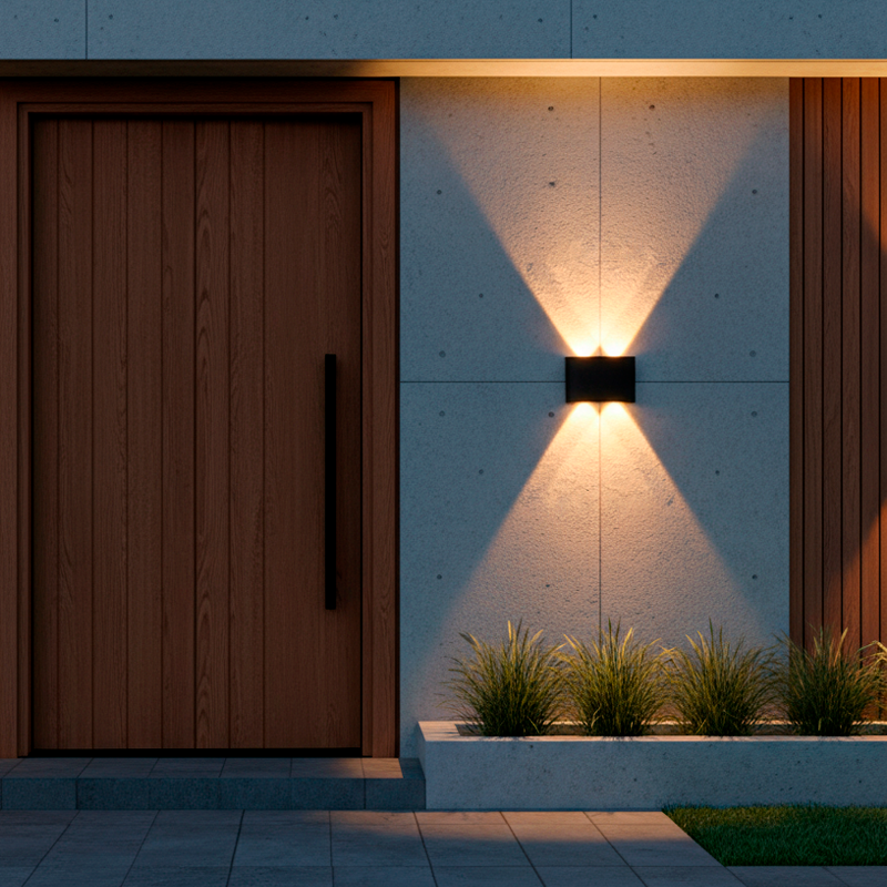 Apliqué de Muro Telescopio LED – 6W, Luz Cálida 3000K | Iluminación Bidireccional - Imagen 2