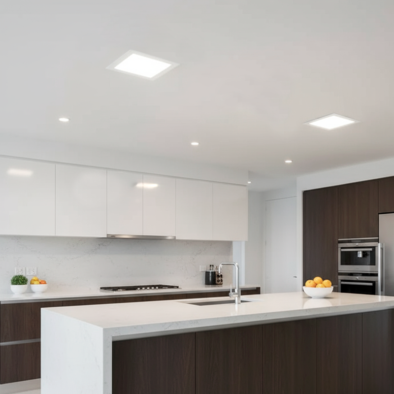 Panel LED Embutido Cuadrado – 7W, Luz Fría 6500K - Imagen 2