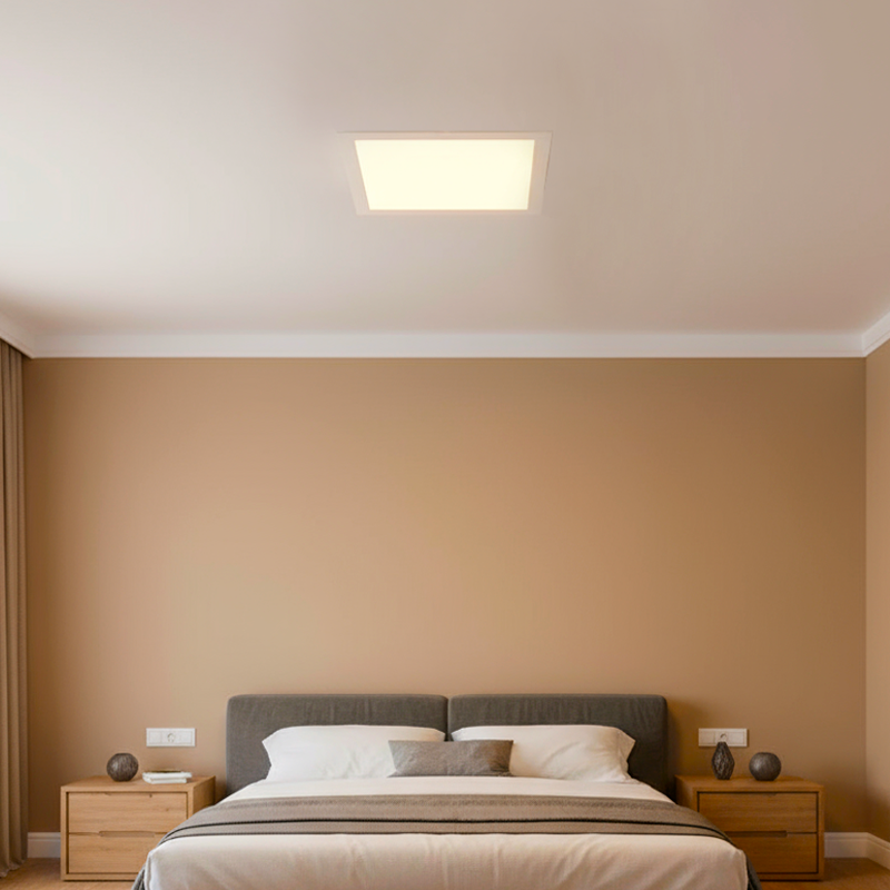 Panel LED Embutido Cuadrado – 24W, Luz Cálida 3000K - Imagen 2
