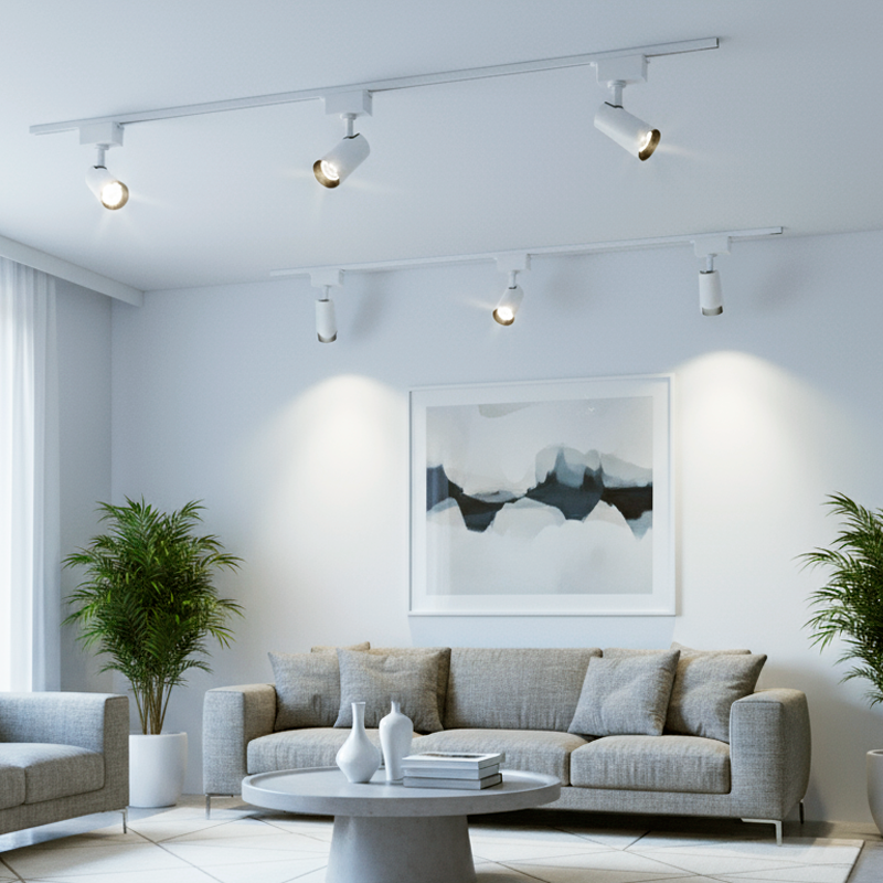 Foco Riel Lucent LED Integrado – 30W, Luz Neutra 4000K | Color Blanco - Imagen 2