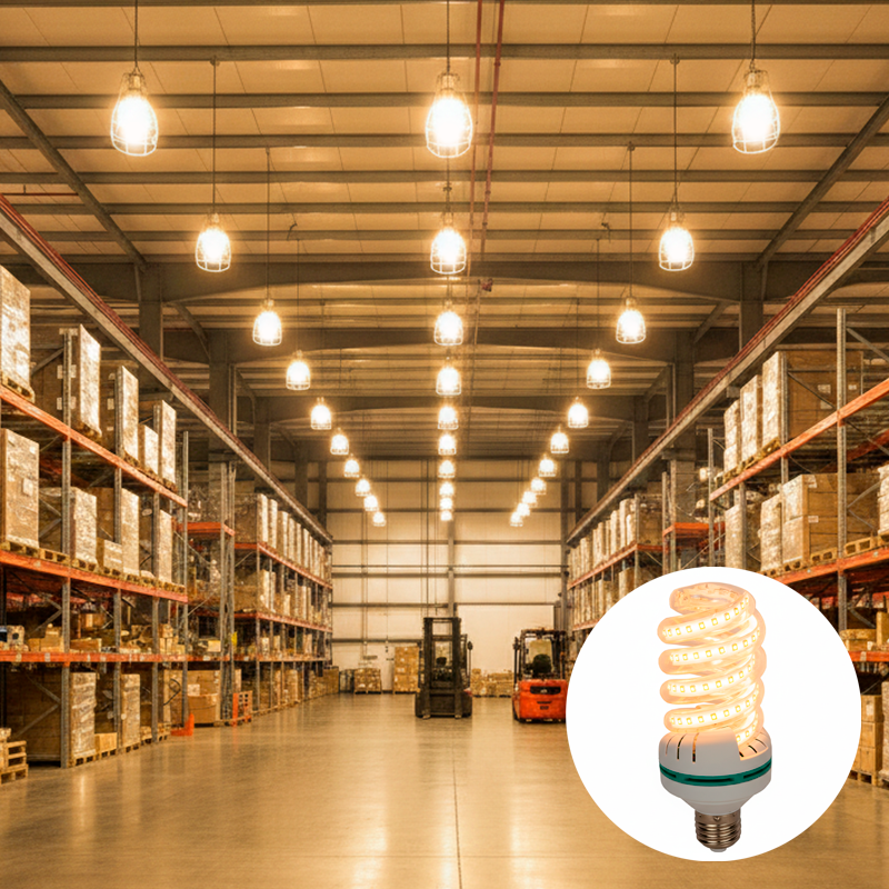 Ampolleta LED Tipo Maíz Espiral E27 – 5W, Luz Cálida 3000K - Imagen 2