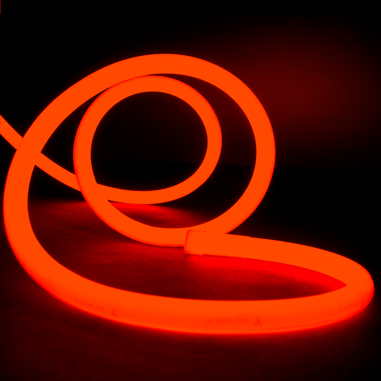 Manguera LED Neón 2835 220V - Iluminación 360°, Rojo | Venta x Metro
