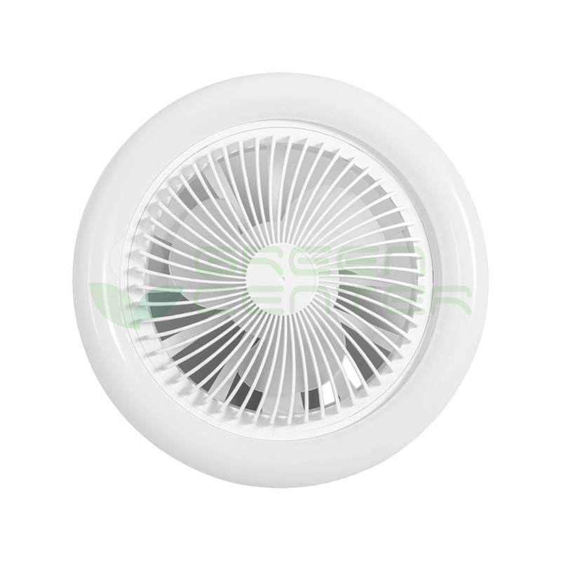 Ampolleta LED con Ventilador Rosca E27 – 30W, Luz Fría 6500K | 3 Modos de Uso