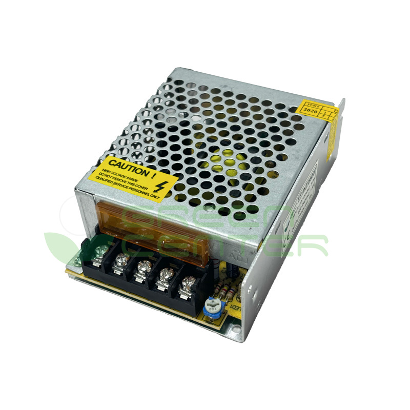 Fuente de Poder LED 12V – 60W, 5A, Carcasa Aluminio | Uso Interior