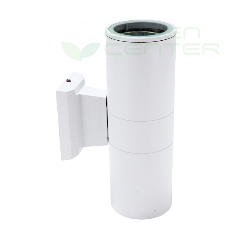 Apliqué de Muro Exterior Blanco para Ampolletas PAR20 y R63 (No Incluidas) – Iluminación Bidireccional