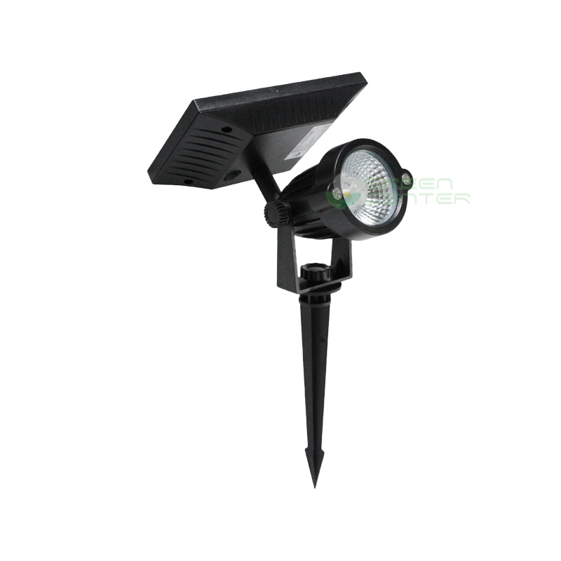 Foco Solar LED de Jardín con Estaca – 7W, RGB Multicolor | Panel Solar Ajustable