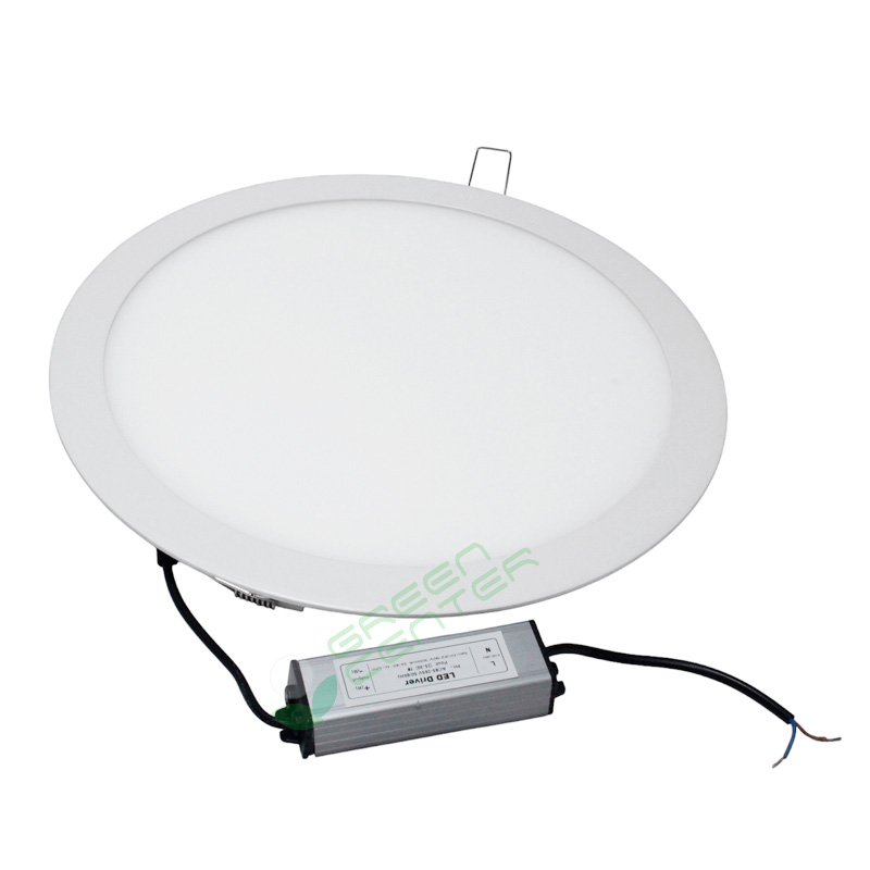 Panel LED Redondo Embutido – 25W, Luz Cálida 3500K | D295mm, C285mm PLRABS02535