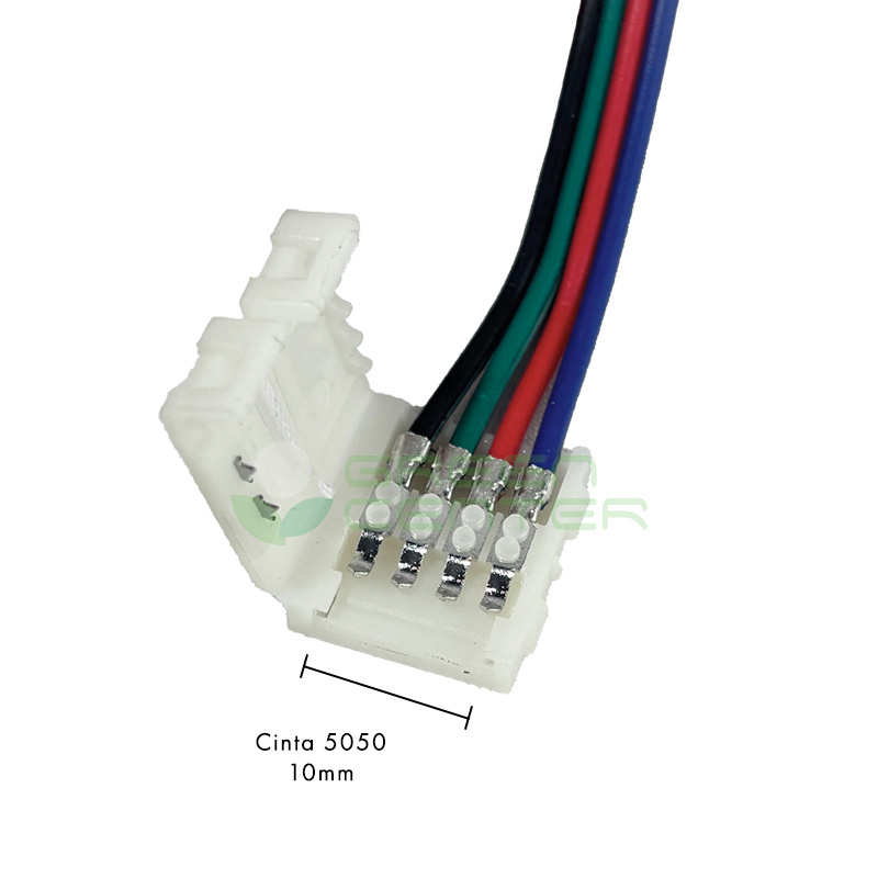 Conector con Cable para Unión de Cinta LED 5050 RGB 12V – Sin Soldadura - Imagen 4