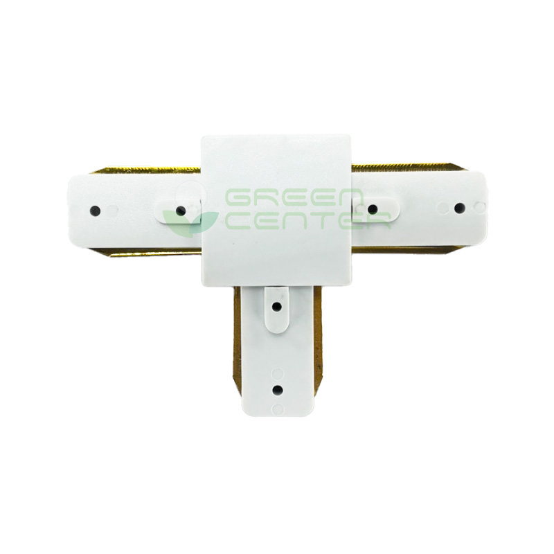 Conector en T para Riel – ABS, Color Blanco - Imagen 3