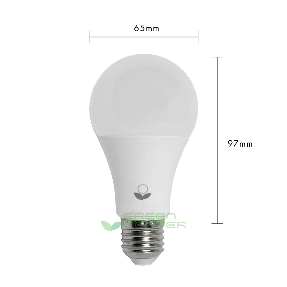 Ampolleta LED A65 E27 – 12W, Luz Cálida 3000K | Forma Clásica - Imagen 3