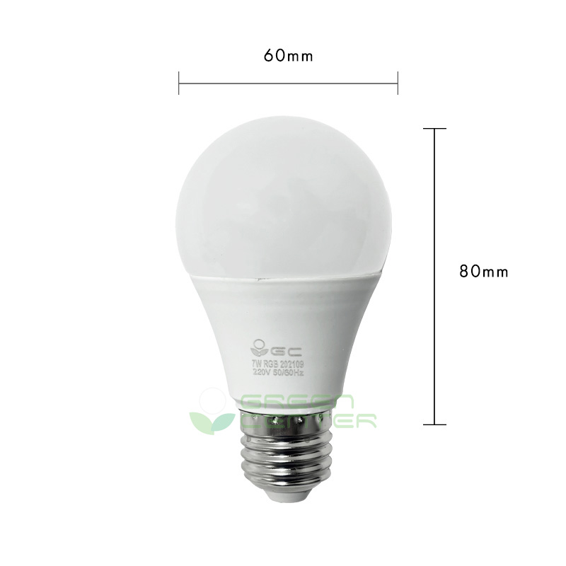 Ampolleta LED RGB E27 – 7W, Multicolor con Control Remoto - Imagen 3
