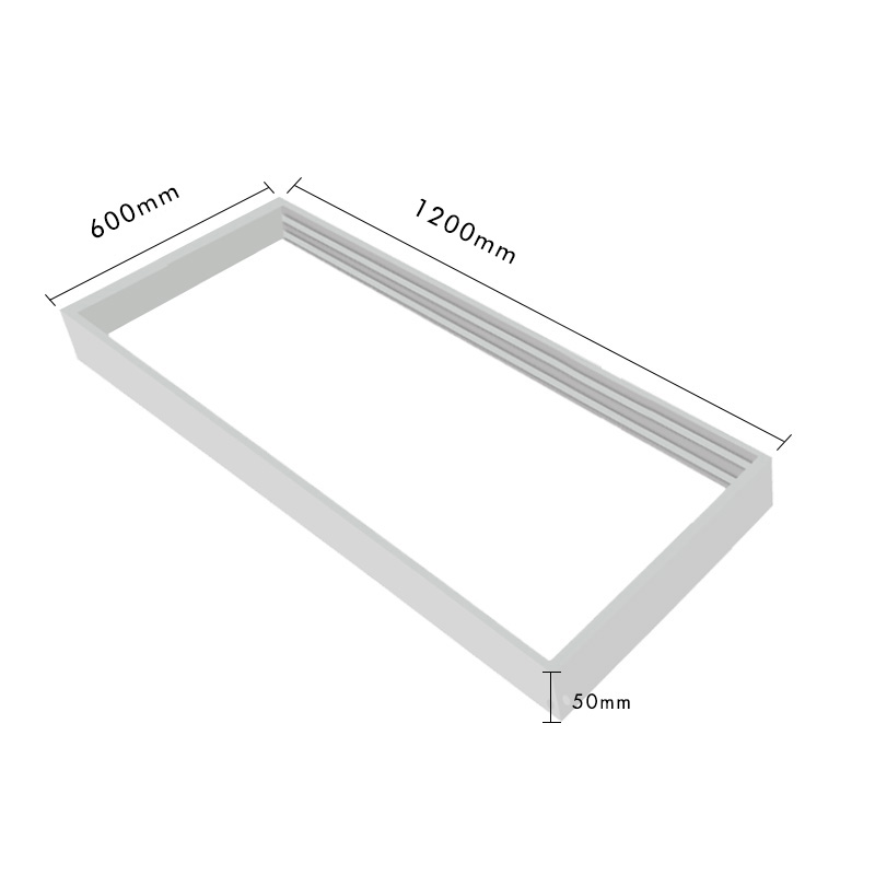 Marco Sobrepuesto 60x120cm para Panel LED – Altura 5cm (No Incluye Panel) - Imagen 3