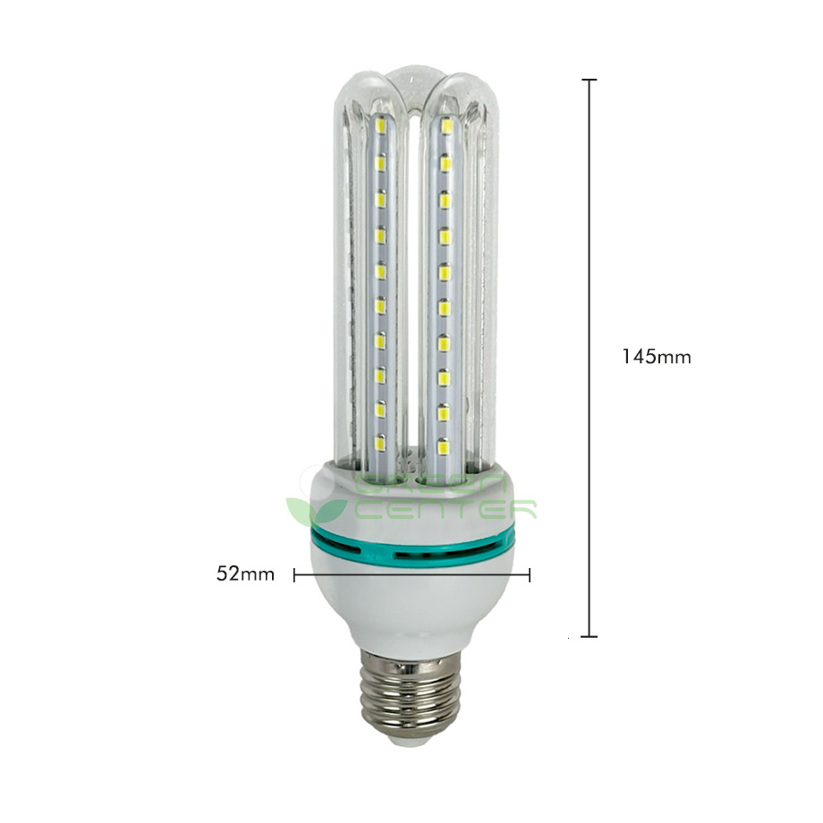 Ampolleta LED Tipo Maíz Tubo Rosca E27 – 12W, Luz Cálida 3500K AMM27P01235 - Imagen 2