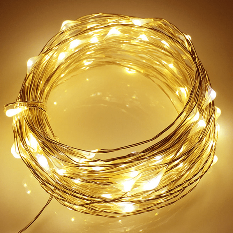 Guirnalda LED Hada 10m – Luz Cálida 3000K | Conexión USB - Imagen 3