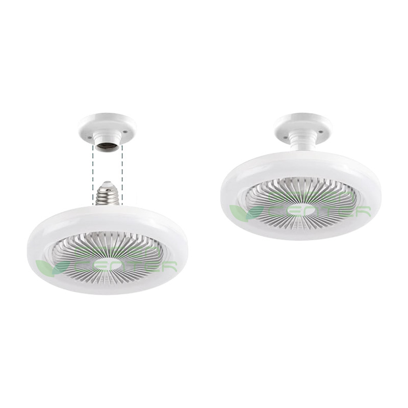 Ampolleta LED con Ventilador Rosca E27 – 30W, Luz Fría 6500K | 3 Modos de Uso - Imagen 4
