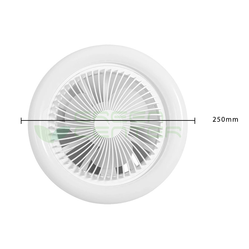 Ampolleta LED con Ventilador Rosca E27 – 30W, Luz Fría 6500K | 3 Modos de Uso - Imagen 5