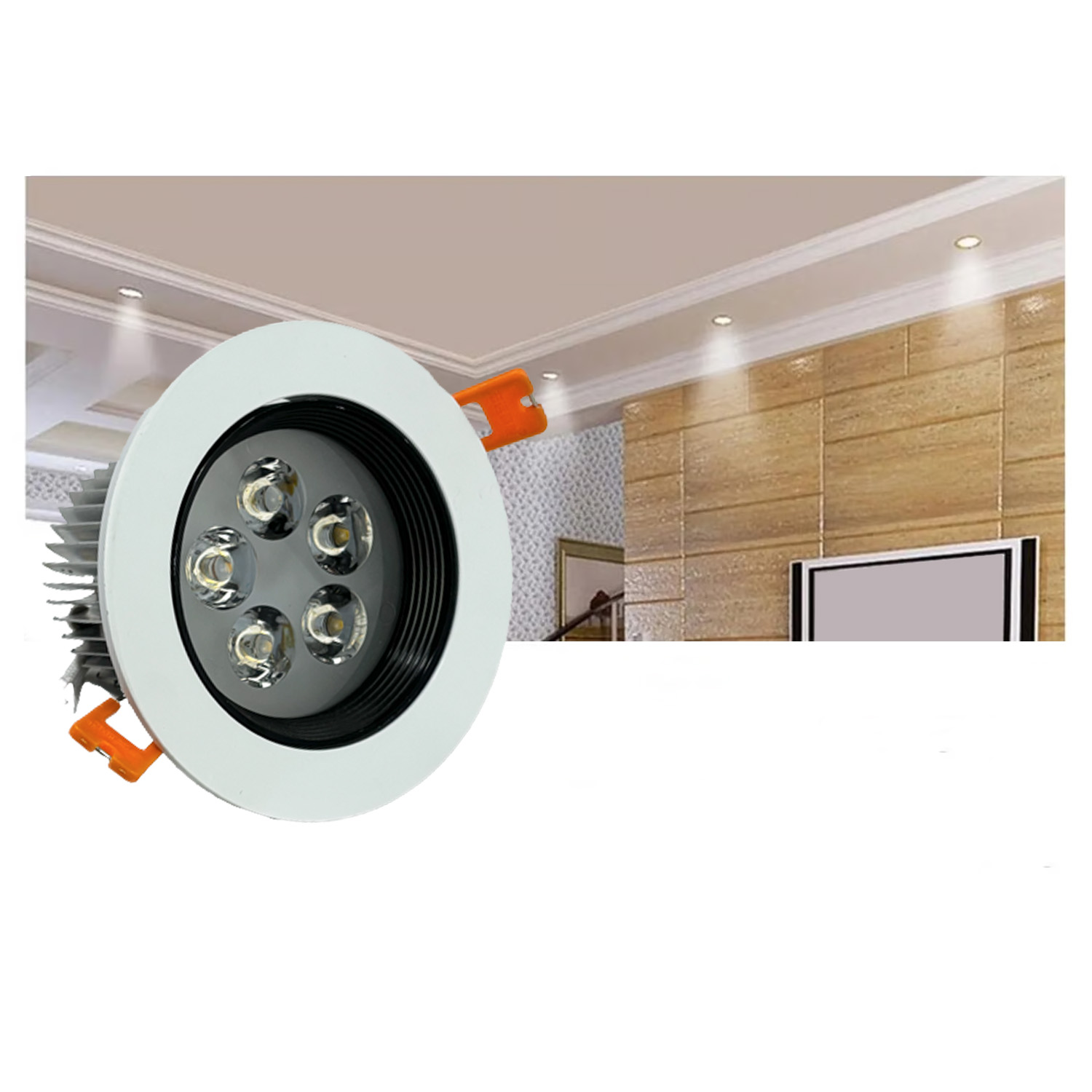 Foco Embutido LED Dirigible – 5W, Luz Neutra 4500K - Imagen 2
