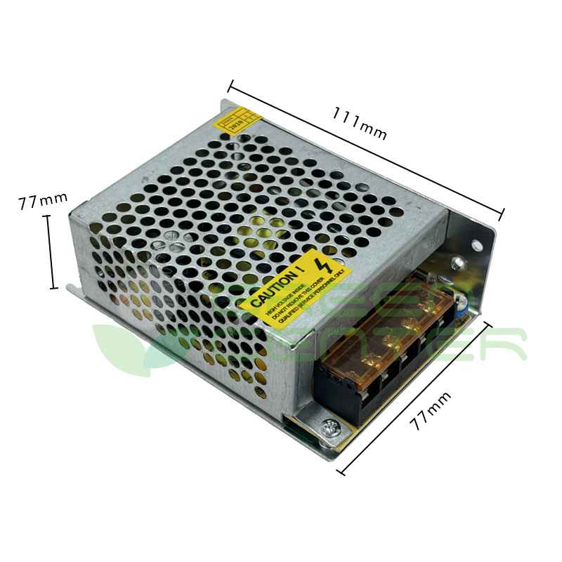 Fuente de Poder LED 12V – 60W, 5A, Carcasa Aluminio | Uso Interior - Imagen 3