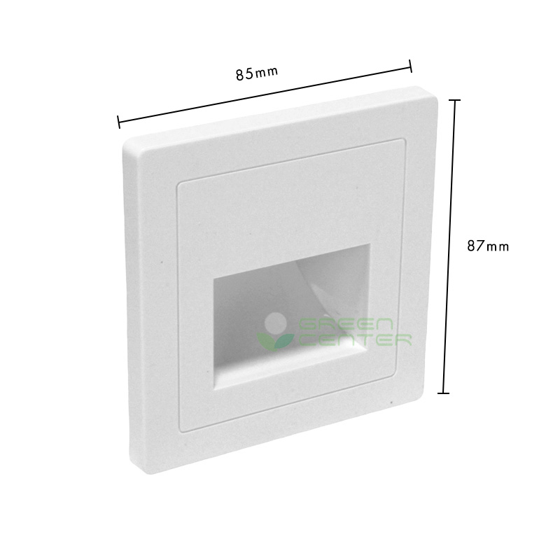 Luminaria LED Embutida – 1W, Luz Neutra 4000K | Para Escaleras y Pasillos - Imagen 4