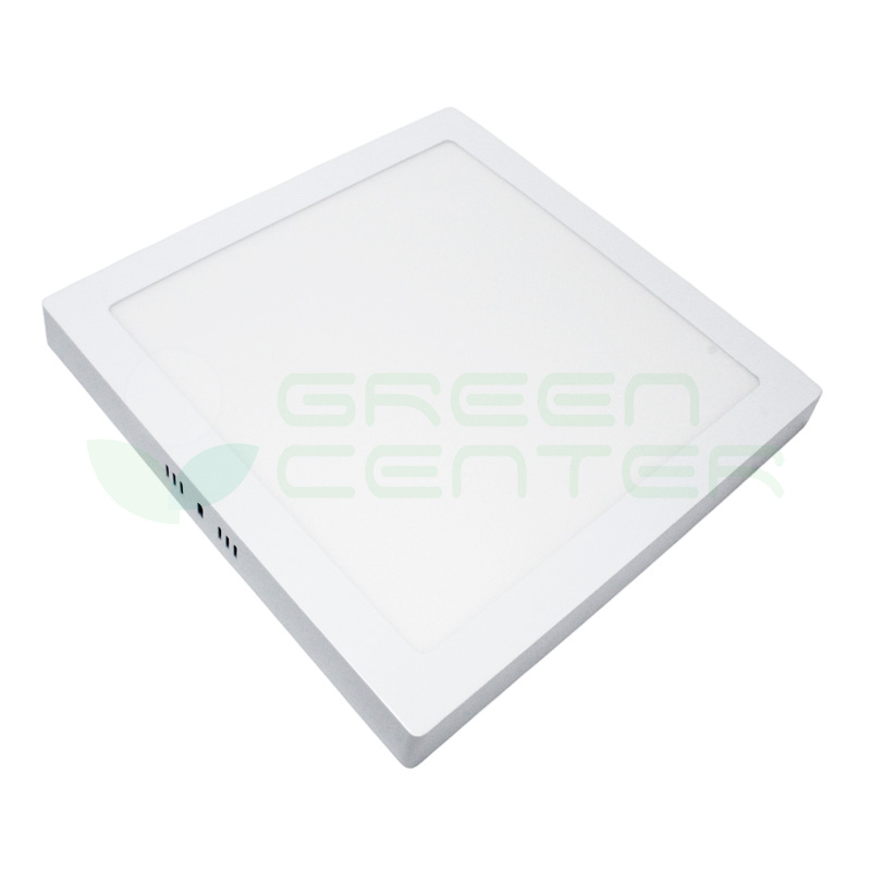 Panel LED Sobrepuesto Cuadrado – 24W, Luz Fría 6500K - Imagen 3