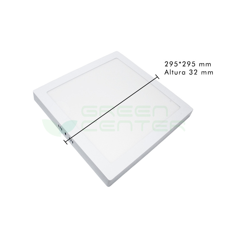 Panel LED Sobrepuesto Cuadrado – 24W, Luz Fría 6500K - Imagen 4