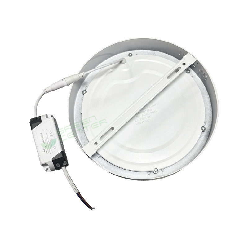 Panel LED Sobrepuesto Redondo – 18W, Luz Fría 6500K - Imagen 3