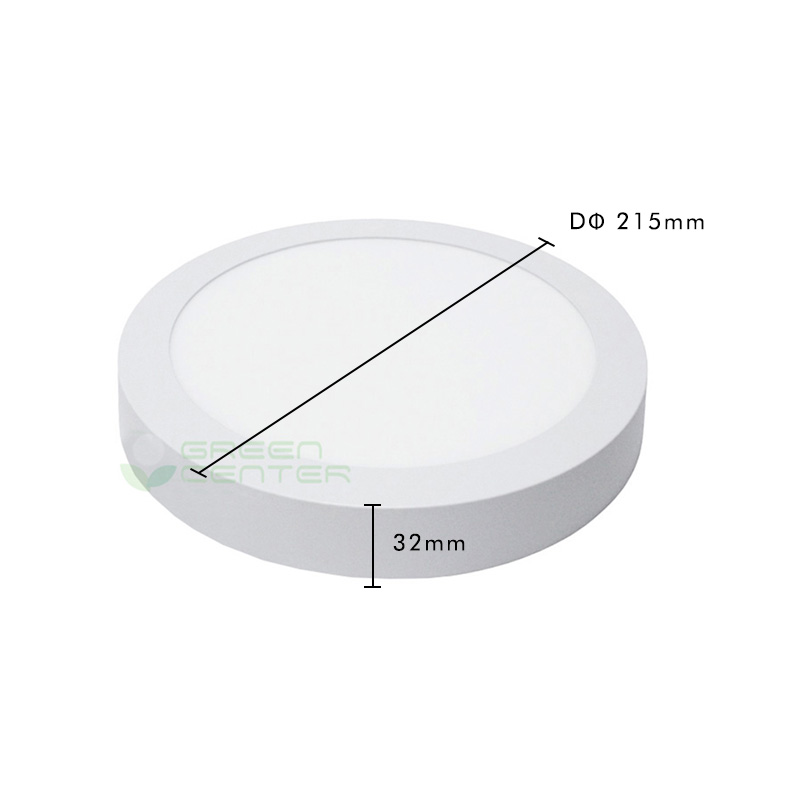Panel LED Sobrepuesto Redondo – 18W, Luz Fría 6500K - Imagen 4