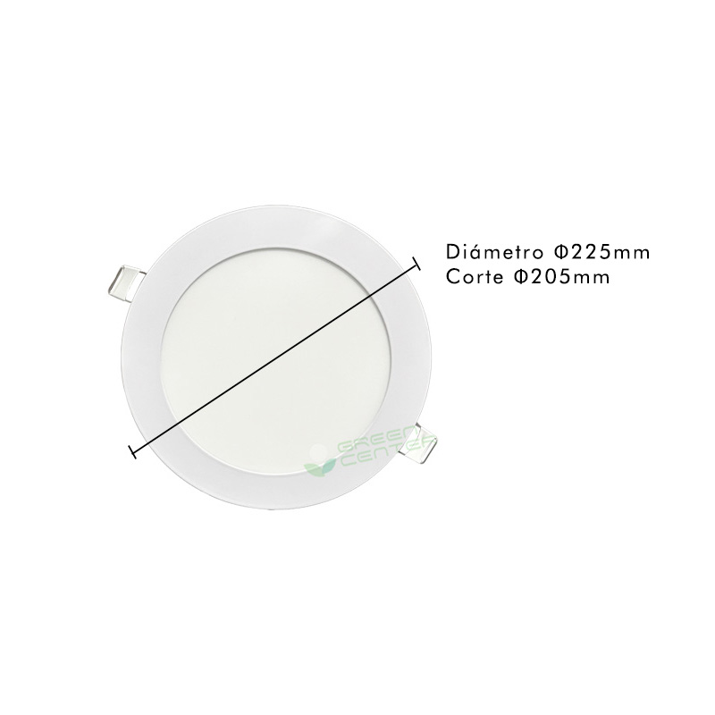 Panel LED Embutido Redondo – 18W, Luz Fría 6500K - Imagen 4