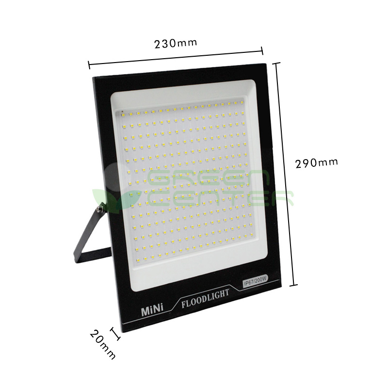 Foco Proyector LED Fuji - 200W, Luz Fría 6500K | Diseño Vertical - Imagen 3