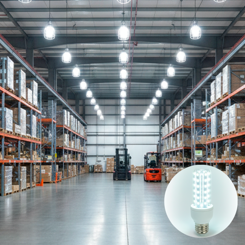 Ampolleta LED Tipo Maíz Tubo E27 – 24W, Luz Fría 6500K - Imagen 2