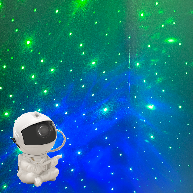 Astronauta Proyector Galaxy Pequeño – USB, Con Control Remoto - Imagen 2