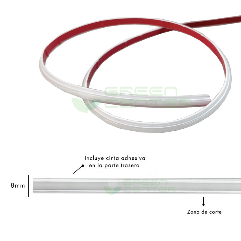 Venta Lineal x Metro | Cinta LED Luz Continua IP65 DC24V – Luz Cálida 3000K - Imagen 3