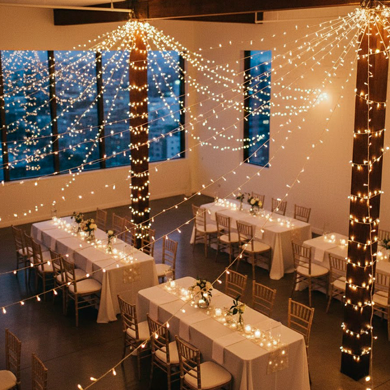 Tira LED Decorativa 10m, 100 Luces - Luz Fría 6500K, Iluminación Fija | Incluye Enchufe - Imagen 2